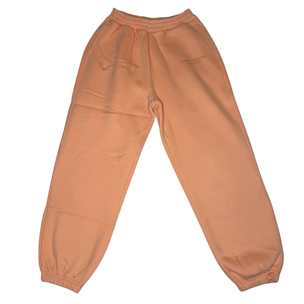 Comfrt Pastel Kids Sweatpants Creamsicle Orange Size Large NWT Fleece Joggers